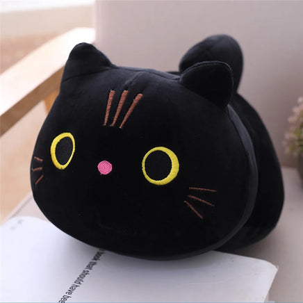 Lusy Store LLC Cute Soft Cat Plush Pillow Sofa Cushion Kawaii Plush Toy Stuffed Animal Gift Plush