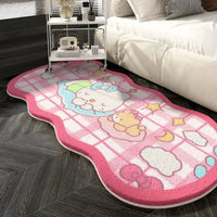 Hello Kitty Bedroom Window Stain-resistant Carpet Home Living Room Sofa Non-slip Mat Cloakroom Mat. Hello Kitty03 40 x120cm