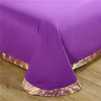 Nordic Satin Jacquard Duvet Cover Set Luxury Flower Bedding Set Adlut Quilt Cover Pillowcases Sheet Twin Queen King Home Texiles Lusy Store