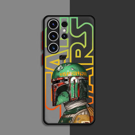 Case for Samsung Galaxy S21 S22 Plus S23 Ultra S9 S24 Ultra S20 FE S10 Lite Hard PC Star Mandalorians W-Wars Shockproof Cover UUAVA06
