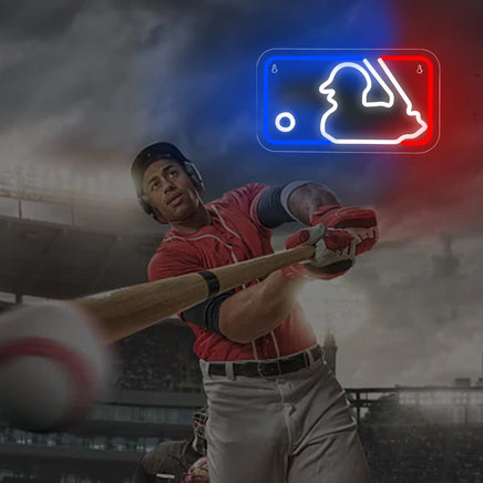 Lusy Store LLC Baseball Neon Sign for Wall Decor Baseball Light Up Club Sport Decor Neon Sign