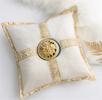Middle East Luxury Ceramic Incense Burner Pillow Censer Holder Creative Golden Cushion Home Tea House Yoga Accessories 30x30cm Lusy Store