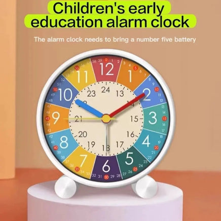 Desktop Decoration Mute Alarm Clock Creative Silent Children Clock Small Learning Clock Children Educational