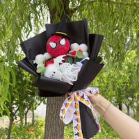 My Melody Kuromi Stuffed Animals Plush Toy With Roses Creative Bouquets Christmas Halloween Gifts 15