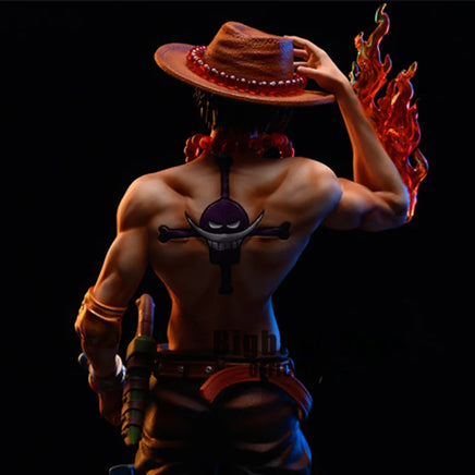 Lusy Store LLC One Piece Figure Ace Figure PVC 23cm Collectible Statue Model Toys Gifts Action Figure