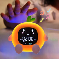 Alarm Clock for Kids 6-IN-1 Fruit-Shape Toddler Sleep Training Clock Cute Touch Night Light for Children's Bedroom Lusy Store