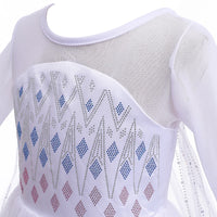 Frozen 2 Cosplay Costumes for Girls Anna & Elsa Princess Snow Queen Long Dresses Halloween Party Carnival Clothes Vestido