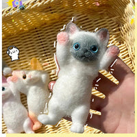 Squishy Cute Flocking Cat Stress Relief Toy, Extra Large Sensory Fidget Toys for Kids Adults Anxiety Relaxation, Squeeze Gift Lusy Store
