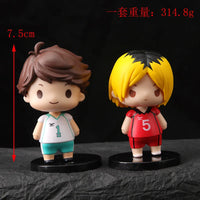 Lusy Store LLC 8pcs/Set Haikyuus Action Figure Model Dolls Action Figure