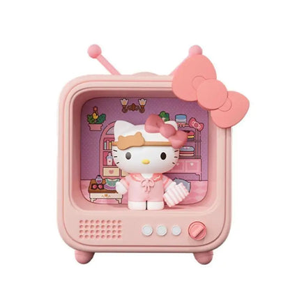 Hello Kitty Night Lamp Cute TV Channel Series Emit Light Ornament Bedroom Night Lamp New Personality Originality Modeling Lamp 1