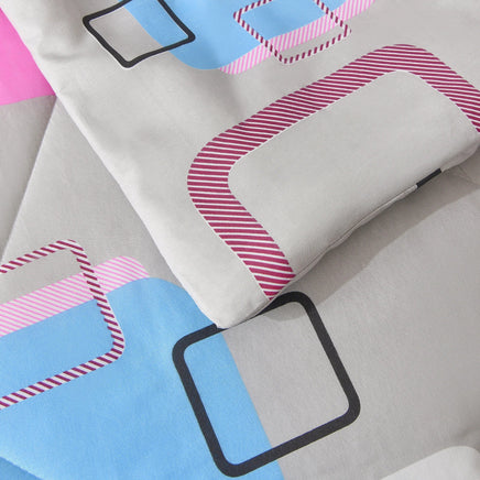 Geometric Pattern 3-Piece Comforter Set - Lusy Store