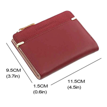 Cute Cinnamoroll Wallets Women Coin Purse Cartoon Sanrios Anime Pu Casual Money Bag Clutch Card Holder Wallet with Buttons Gift