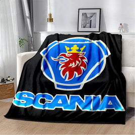 3D S-Scania Top Class Truck Cartoon Soft Blankets,Throw Blanket Comfortable Blanket for Picnic Beds Sofa Home Bedroom Lusy Store