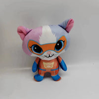 Lusy Store LLC 4pcs/Set Super kitties Plush Kitty Team Crystal Soft Stuffed Animals For Children Girls Gift Plush