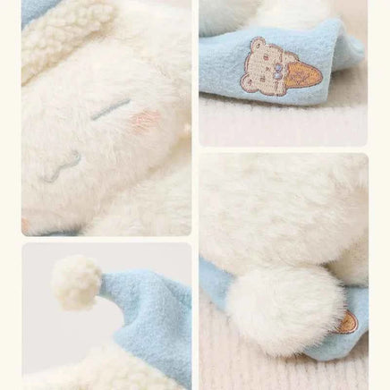 Sleeping Cinnamoroll Plush Doll Toy Cute Puppy Children Soothing Sleep Companion Doll Body Pillow Room Sofa Decoration Gift