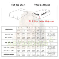 Luxury 160S Egyptian Cotton Bedding Set, Duvet Cover, Bed Sheet & Pillowcases - King Size Comforter Bedding Sets Lusy Store