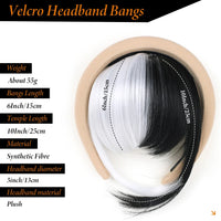 Front Hair Bangs Hair Synthetic Extensions With Magic Paste hair Bands Bangs Wigs Synthetic Wigs Headband for Halloween