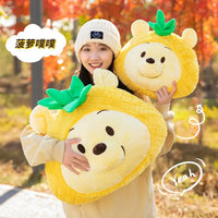 Lusy Store LLC Winnie The Pooh Plush Toys Kawaii Anime Plushie Pineapple Pooh Doll Stuffed Pillows Gift Plush