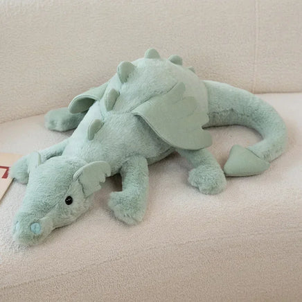 Dragon Plush Toys Stuffed Dinosaur Flying Wings White Pink Green Blue Dragons Birthday Gift for Boy Green