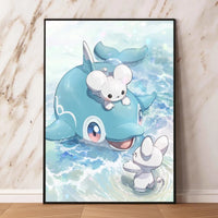 Pokemon Canvas Prints Wall Art Home Classic Children's Bedroom Decor Gifts Kid Action Figures Modular Painting Cartoon Character Lusy Store