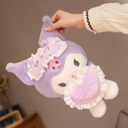 Lusy Store LLC My Melody Big Size Kuromi Stuffed Animal Cute Cartoon Room Decoration Girl Festival Gift Plush