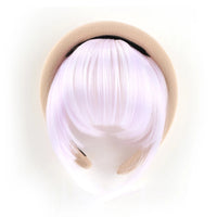 Front Hair Bangs Hair Synthetic Extensions With Magic Paste hair Bands Bangs Wigs Synthetic Wigs Headband for Halloween 6072 6inches CHINA