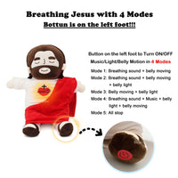 Easter Plush | Soft Breathing Jesus Comfort Toy | 16 in | Lusy Store 16" - 4 Modes