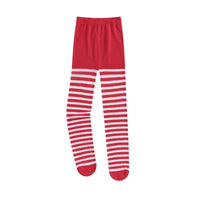 Pudcoco Halloween Striped Tights Leggings Cosplay Costume Christmas Stockings for Girls Halloween Party Favors D One Size