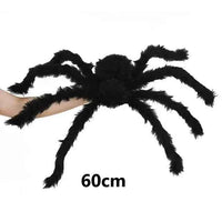 Halloween Decoration Prop Spider Horror Halloween Decoration Party Prop Outdoor Giant Spider Decoration 30-200cm Black Spider Approx 60cm