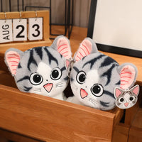 Lusy Store LLC Kawaii Cat Plush Anime Character Chi Chi's Cat Stuffed Doll Soft Cheese Cat  Home Decor Plush