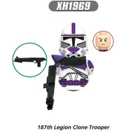 Star Wars Mandalorian Mini Robot Figure Toy - Han Solo, C-3PO, Leia, Darth Vader, Boba Fett Blocks XH1969