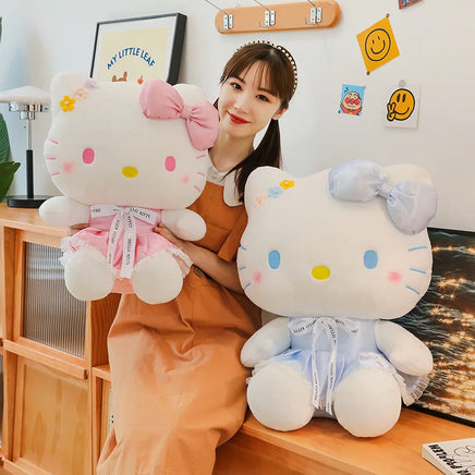 Lusy Store LLC Hello Kitty Plush Soft Stuffed Animal Girl Birthday Gift Home Decoratio Plush