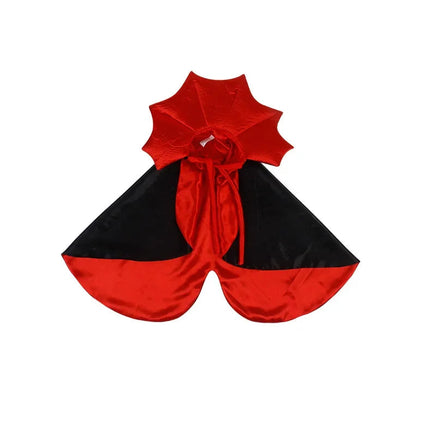 Pet Halloween Costumes Cosplay Vampire Cloak For Small Dog Cat Kitten Puppy Dress Kawaii Pet Clothes Cat Accessoties Gift Red