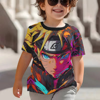 3D Print Anime N-N-Narutos Baby Clothing 5 to 14 Years Male Outdoor Clothes for Children Boy Girl Child T-Shirt Top Shirts Lusy Store