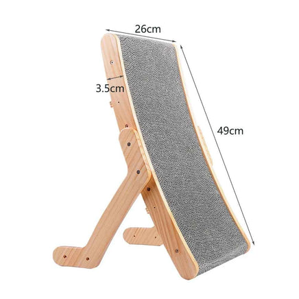 Cat Scratcher Board Wooden Frame Medium Cat Scratching Bed 3 In 1 Scratching Post Anti-Scratch Toys Claw Couch Scraper For Cats Medium Scratcher Bed