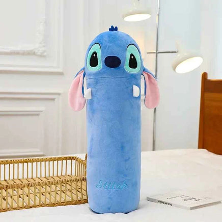 Sanrio Cylindrical Long Pillow Cinnamoroll My Melody Lovely Soft Plush Bed With Cylindrical Pillow Children's Soothing Toy Gifts Stitch 60cm