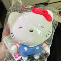 Sanrio Hello Kitty Plush Cute KT Cat Stuffed Toys Keychains Bag Pendant Home Decoration Girls Birthday Xmas Gifts