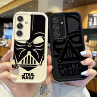 S-Star W-Wars Darth Vader Phone Case For Samsung Galaxy S25 S24 S23 S21 Ultra Plus S24 S23 S21 S20 FE A73 A55 Silicone Cover