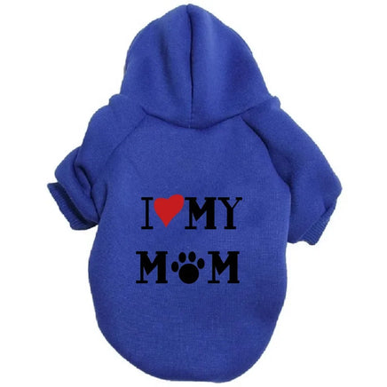 Pet Clothes French Bulldog Puppy Dog Costume Chihuahua Pug Pets Dogs Clothing For Small Medium Blue mom
