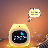 Alarm Clock for Kids Puppy-Shape Toddler Sleep Training Clock Cute Touch Night Light for Children Bedroom Lusy Store