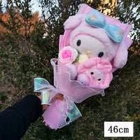 Kuromi My Melody Hello Kitty Cinnamoroll Plush Bouquet Valentine's Day Christmas Graduation Holiday Gift My Melody-18