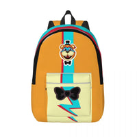Glamrock F-FREDDYS Backpack Male Fazbear Entertainment Lightweight Backpacks High School Bags Sport Design Rucksack Xmas Gift As Picture