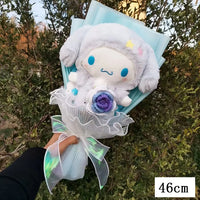 Kuromi My Melody Hello Kitty Cinnamoroll Plush Bouquet Valentine's Day Christmas Graduation Holiday Gift Cinnamoroll-13