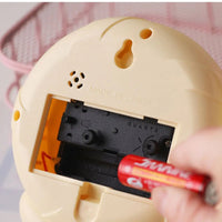 Children's Cute Alarm Clock Cartoon Snail Small Bedroom Home Wall Decor Hanging Table Clock