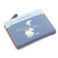 Cute Cinnamoroll Wallets Women Coin Purse Cartoon Sanrios Anime Pu Casual Money Bag Clutch Card Holder Wallet with Buttons Gift kt1073