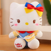 Hello Kitty Plush Anime Kuromi Stuffed Xmas Gifts For Girls Kawaii My Melody Plush Dolls kt xiaobao 20cm 8inch