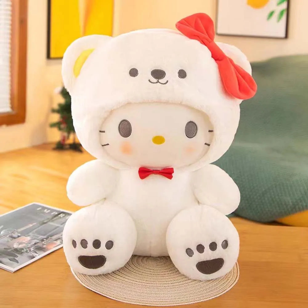 Hello Kitty Plush Cinnamonroll Pochacco Kuromi Doll Cos Bear Cute Gifts