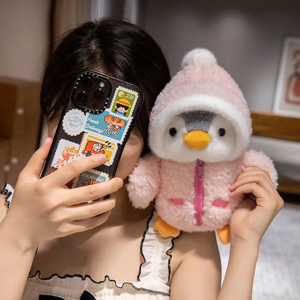 Cute Penguin Stuffed Animal – Soft Plush Toy with Clothes – 10in – Lusy Store