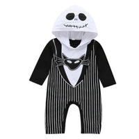 0-24Months Baby Boys Jumpsuits Halloween Costumes Children Halloween Cosplay Party Boy Clothes Long-sleeved Hoodie