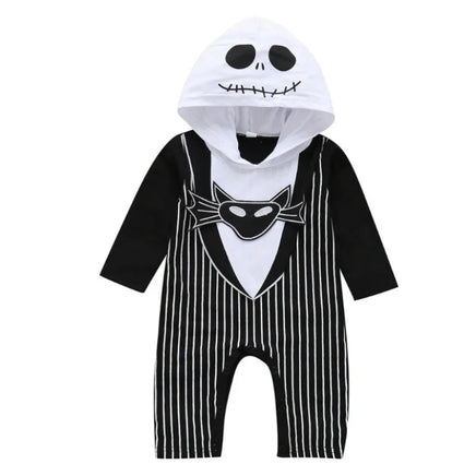 0-24Months Baby Boys Jumpsuits Halloween Costumes Children Halloween Cosplay Party Boy Clothes Long-sleeved Hoodie